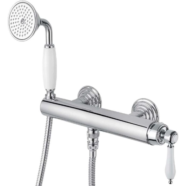 APHRODITE-DDM-01-Bi Смеситель для душа однорычажный, исполнение хром, ручки белые APHRODITE-DDM-01-Bi Смеситель для душа однорычажный, исполнение хром, ручки белые