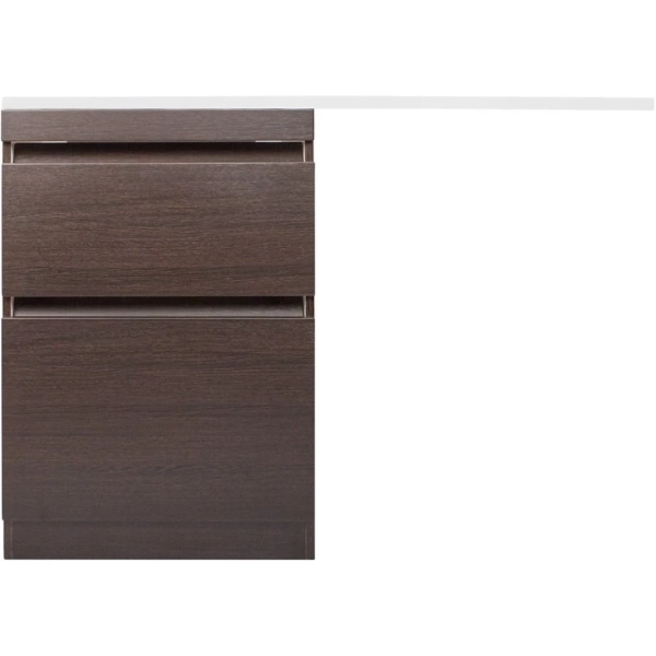 Тумба без раковины Style Line напольная "Даллас 120", Люкс венге, PLUS, СС-00000424