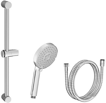 Душевой гарнитур  - шланг 150 см, душевая лейка Flat M (3 функции), держатель (60см) 922.00