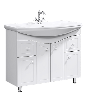 Напольная тумба без раковины AQWELLA 105см., FR0110