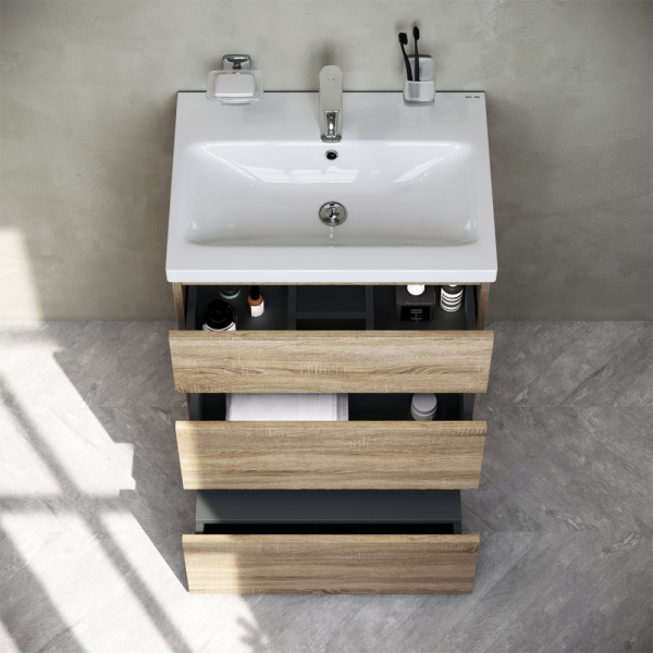 Тумба без раковины напольная AM.PM Gem S, M91FSX0602OF Тумба без раковины напольная AM.PM Gem S, M91FSX0602OF