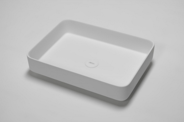 Раковина накладная ABBER Stein AS2629 белая матовая