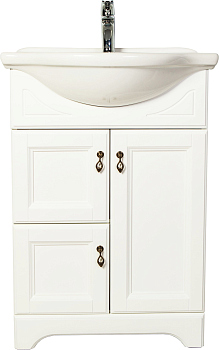 Тумба с раковиной 1 Orange Классик 60 молочная