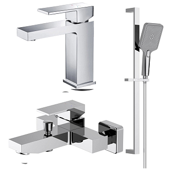 Комплект смесителей Aquatek Либра AQ1630CR Хром