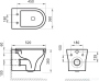 Унитаз подвесной BelBagno Kraft BB064CHR (готовый набор)
