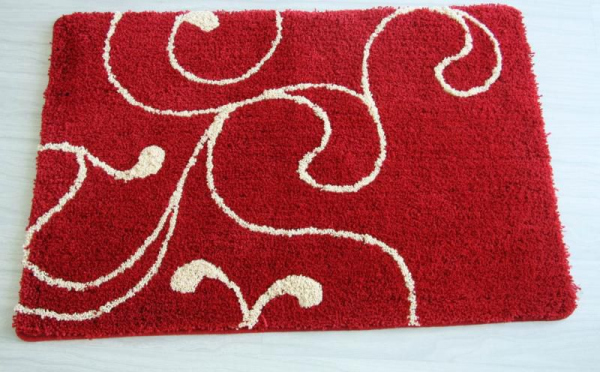 Коврик Iddis Flower Lace Red 90х60