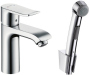 Смеситель Hansgrohe Metris 31285000 для раковины с гигиеническим душем