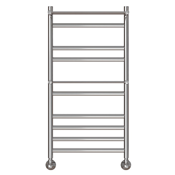 Полотенцесушитель водяной Point Артемида PN14150P П8 500x1000 c двумя полками, хром