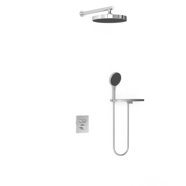 Душевой комплект Vincea Inspire VSFW-3I21MT2RCH встраиваемый, термостатический, двухрежимный, хром Душевой комплект Vincea Inspire VSFW-3I21MT2RCH встраиваемый, термостатический, двухрежимный, хром