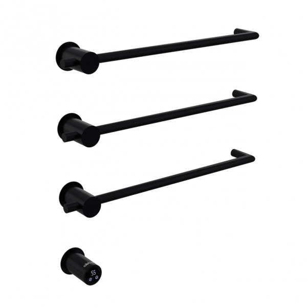 Полотенцесушитель электрический ABBER Charme AH4003MB черный матовый