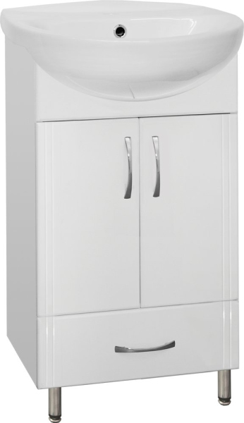 Тумба для комплекта Style Line Эко Стандарт №9/1Б 50 белая