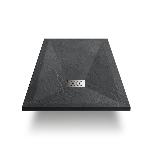 Поддон для душа Vincea из искусственного камня VST-4SR1010A, 1000*1000*25, антрацит