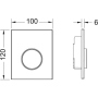 Кнопка смыва Tece Loop Urinal 9242640 белая антибактериальная
