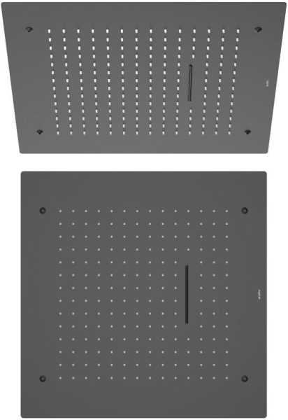Верхний душ Aquatek 2 jet AQ2082MB Черный матовый Верхний душ Aquatek 2 jet AQ2082MB Черный матовый