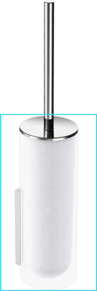11564009000 EDITION 400 Хрустальная колба для туалетного ёршика, матовая, хром