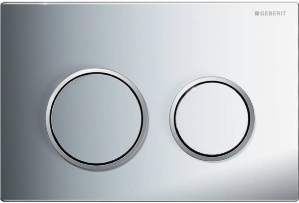 Кнопка смыва Geberit Omega 20 115.085.KH.1 хром/матовый хром