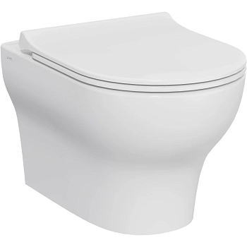 Подвесной Безободковый унитаз Vitra Zentrum Round, 7786B003-0075