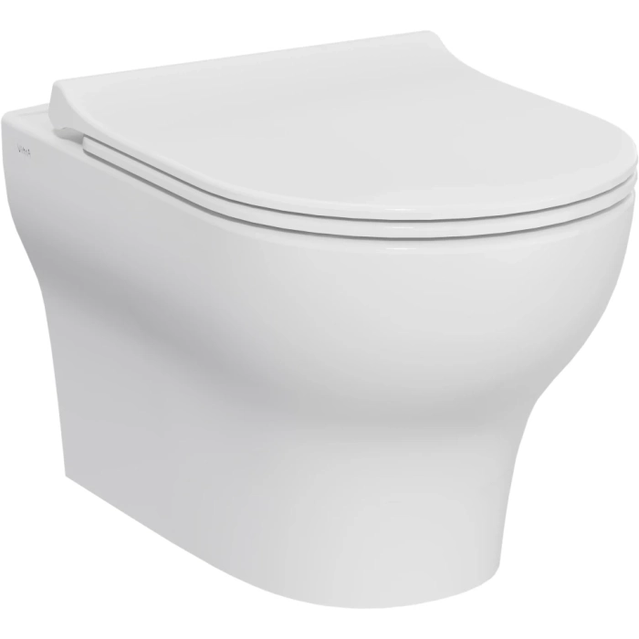 Подвесной Безободковый унитаз Vitra Zentrum Round, 7786B003-0075