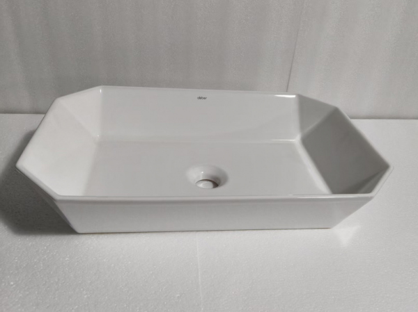 Раковина накладная ABBER Rechteck AC2218 белая