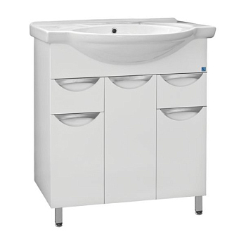 Тумба для комплекта Style Line Жасмин 80 белая