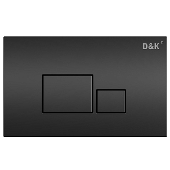 Клавиша смыва D&K черный Quadro (DB1519025)