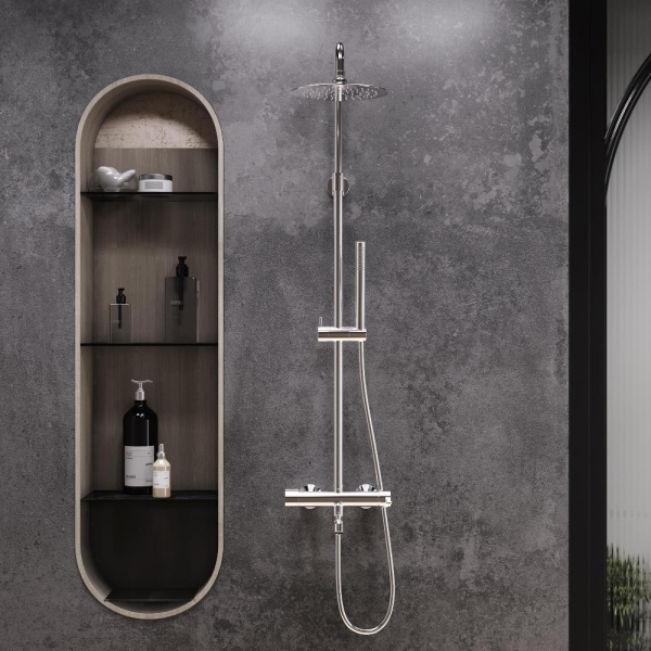 Душевая система c термостатом Damixa Scandinavian Pure, 936740000