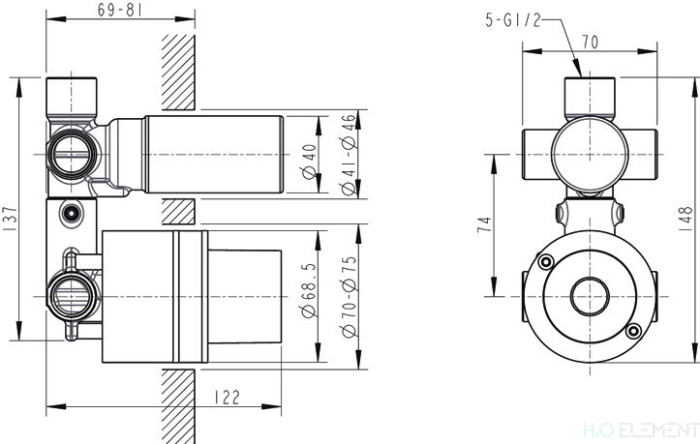 Скрытая часть Bravat D969C-A-ENG
