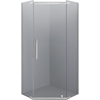 Душевое ограждение Erlit ER10109V-C4 (900x900x2000) пятиугольное, тонированное
