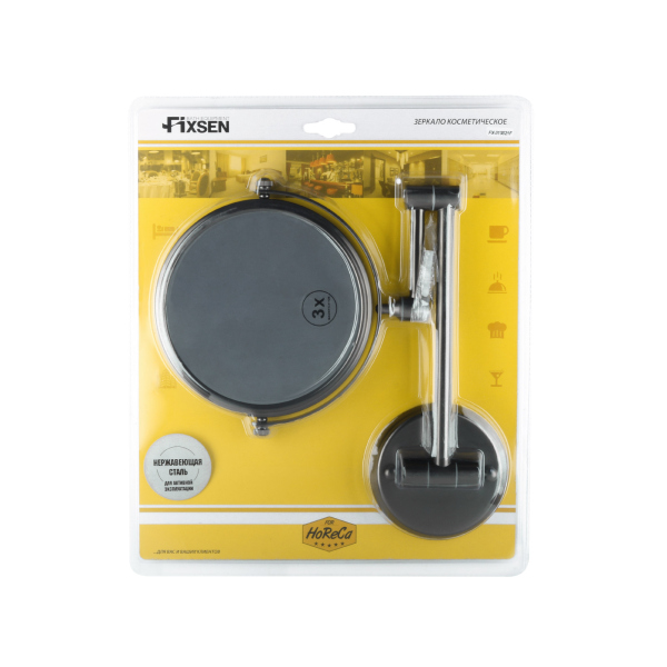 Зеркало косметическое FIXSEN Hotel графит D15 (FX-31021F) Зеркало косметическое FIXSEN Hotel графит D15 (FX-31021F)
