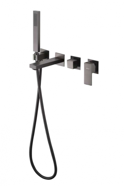 Смеситель ABBER Daheim AF8230NG для ванны скрытого монтажа, никель