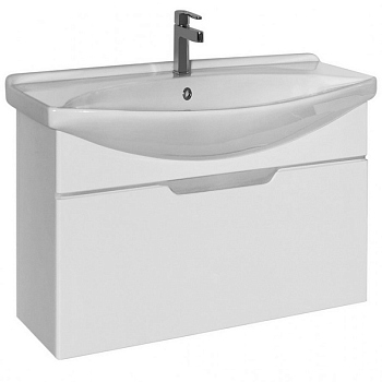 Тумба Dreja.eco Laguna 75, белый лак, 1 ящ, 99.0102