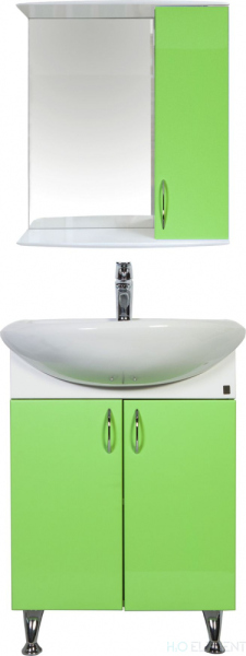Тумба с раковиной 1 Orange Роса 60 салатовая