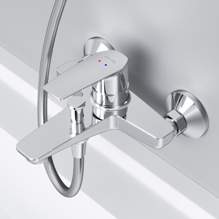 Смеситель AM.PM Gem F90A10000 для ванны с душем