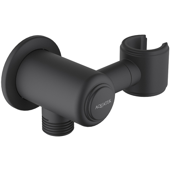 Шланговое подключение Aquatek Классик AQ2462MB Черное матовое Шланговое подключение Aquatek Классик AQ2462MB Черное матовое