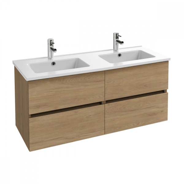 EB2384-E75 Tolbiac Тумба под раковину 120см, 2 ящика,  цвет Дуб Давос натуральный EB2384-E75 Tolbiac Тумба под раковину 120см, 2 ящика,  цвет Дуб Давос натуральный