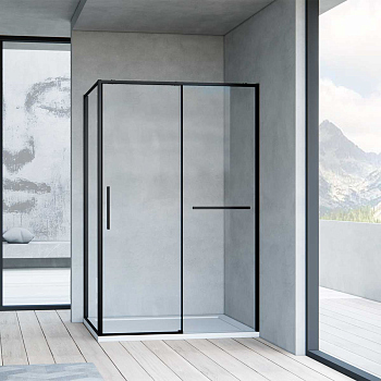 Душевой уголок Vincea Slim Soft VSR-1SS9015CLB, 1500*900, черный, стекло прозрачное Душевой уголок Vincea Slim Soft VSR-1SS9015CLB, 1500*900, черный, стекло прозрачное