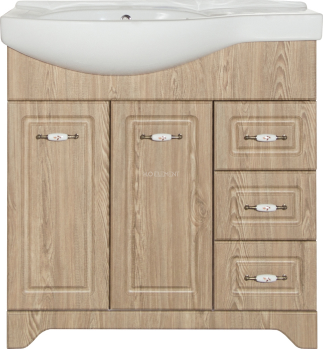 Тумба для комплекта Style Line Олеандр-2 80 R, напольная, люкс, карпатская ель