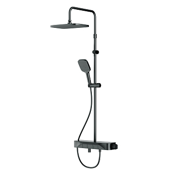 Душевая система с ванно-душевым смесителем-полкой и термостатом AM.PM Func, F078F322