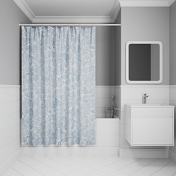 Штора для ванной IDDIS Base 200x180 см, Полиэстер (BX03P18i11)