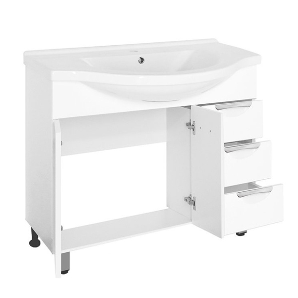 Тумба для комплекта Style Line Жасмин 100 белая