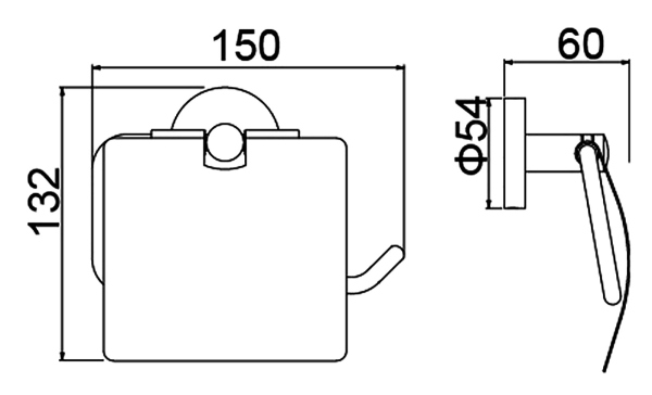 Бумагодержатель Timo Saona черное золото (13042/18) Бумагодержатель Timo Saona черное золото (13042/18)