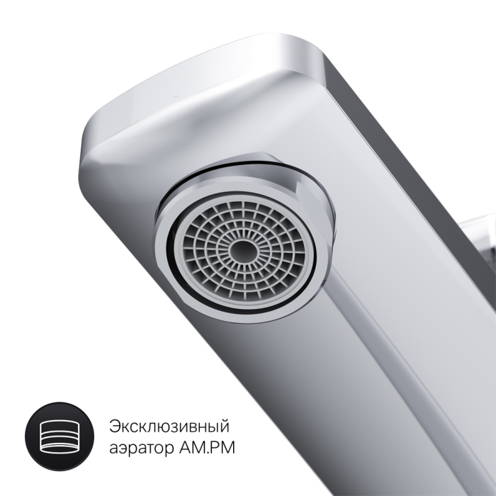 Смеситель AM.PM Gem F90A92200 для раковины, с донным клапаном