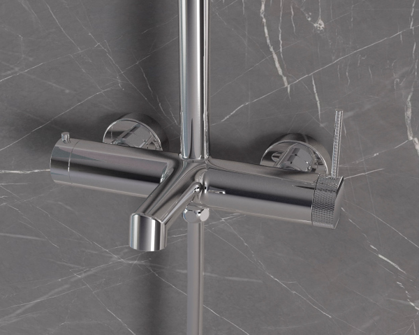 Душевая стойка Vincea Rim VSFS-2RM1CH с изливом, хром