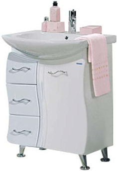 Тумба под раковину Акватон Дионис м 1A008301DS010 цвет Белый