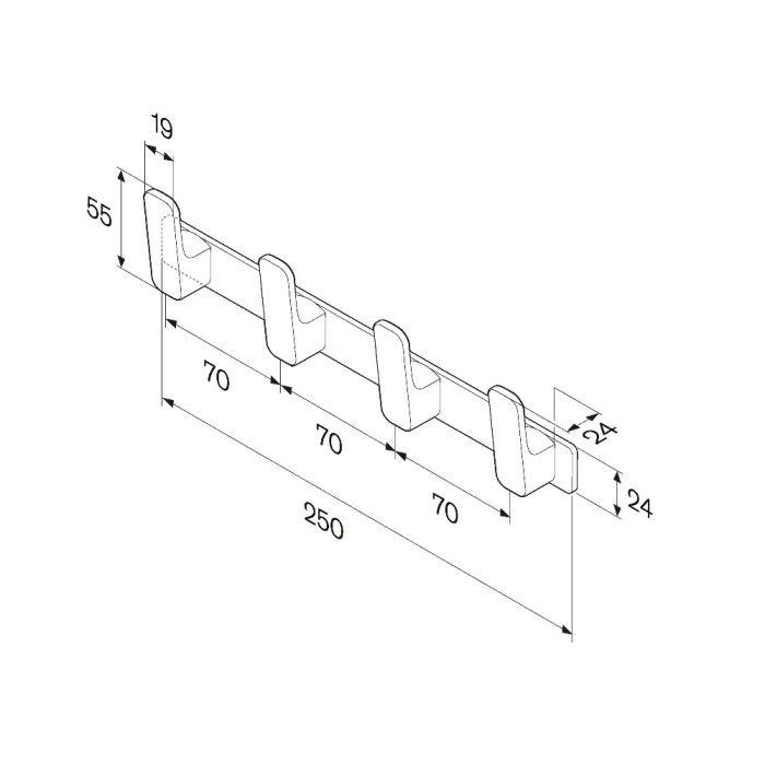 Набор крючков для полотенец AM.PM Func, A8F35900