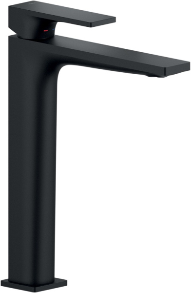SE124128/2BM SEVEN смеситель для раковины высокий, матовый черный
