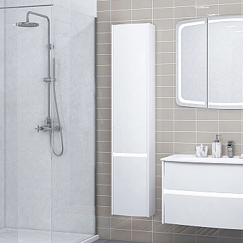 Шкаф-пенал Акватон Интегро Астера левый Шкаф-пенал Акватон Интегро Астера левый