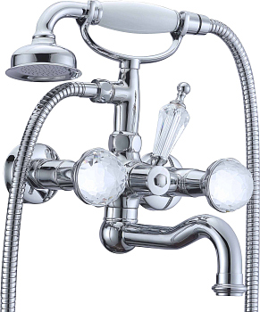 Смеситель Boheme Brillante Presente 353 для ванны с душем