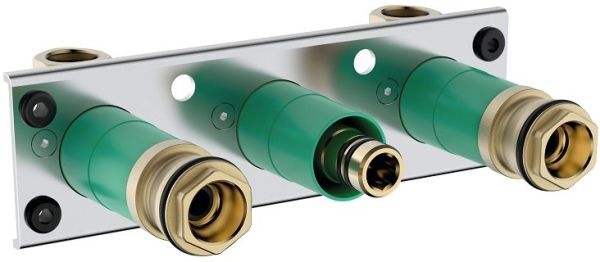 Скрытая часть Hansgrohe ShowerTablet 600 13129180 для 2 потребителей