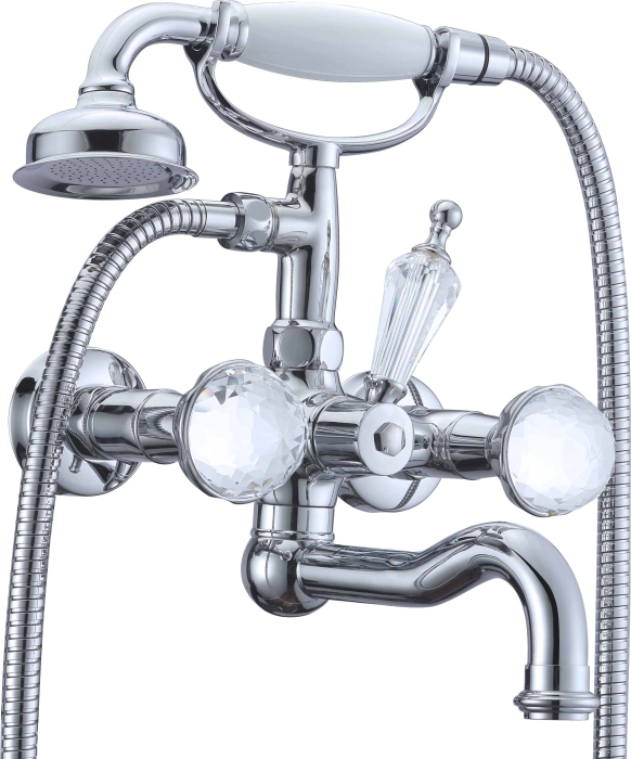 Смеситель Boheme Brillante Presente 353 для ванны с душем